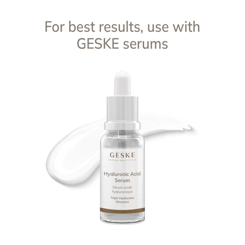 GESKE SmartAppGuided™ Cool & Warm Eye Massager | 7 in 1 | Multifunctional Massager | Eyes & Face | Battery-free Cooling & Warming | Firms, Relaxes & De-Puffs Skin | Ring-shaped Design for Easy Grip
