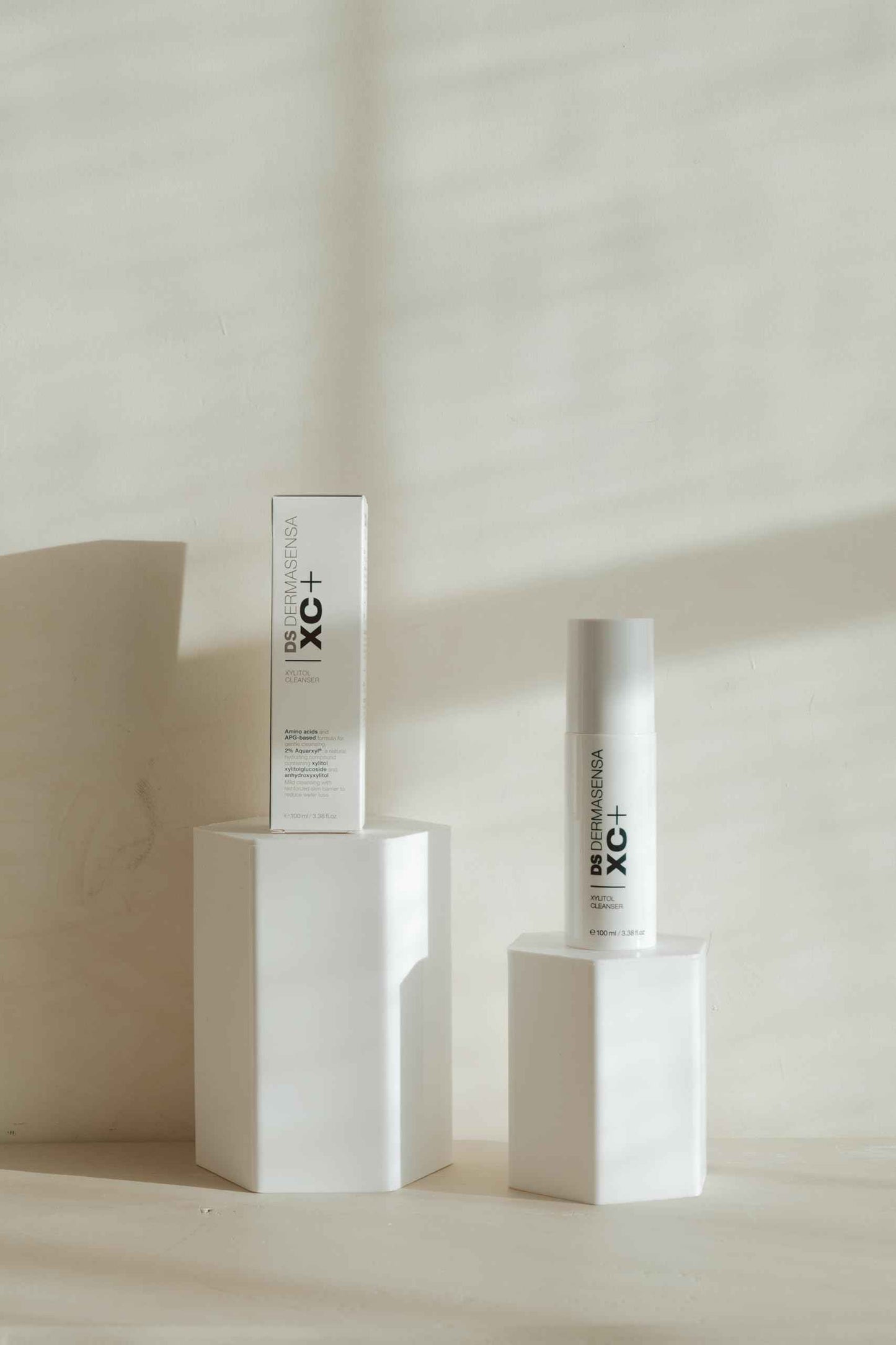 DS Dermasensa XC+ Xylitol Cleanser – Hydrating Face Wash with Amino Acids & APG, Gentle pH-Balanced Foaming Formula, Removes Oil & Impurities, Strengthens Skin Barrier, 100ml/3.38 fl.oz