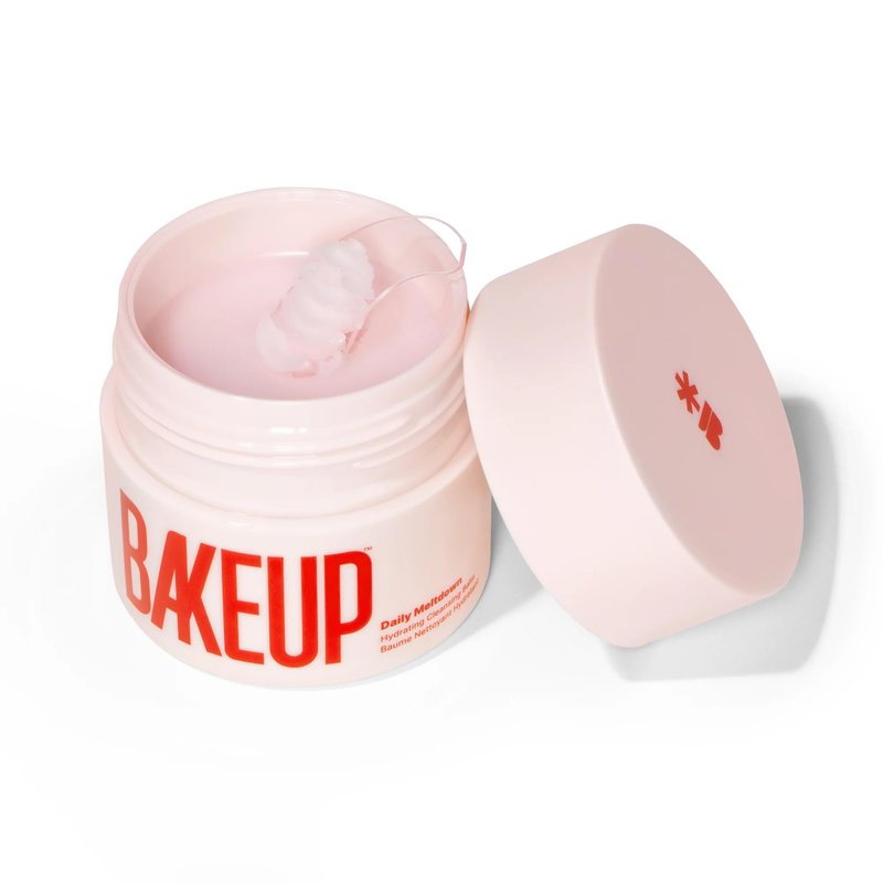 BAKEUP Daily Meltdown Cleansing Balm — Hydrating Makeup Remover Balm, Oil Cleanser for Face, Removes Waterproof Makeup & False Lashes, Gentle for Sensitive Skin, Vegan & Cruelty Free, 2.8 fl oz