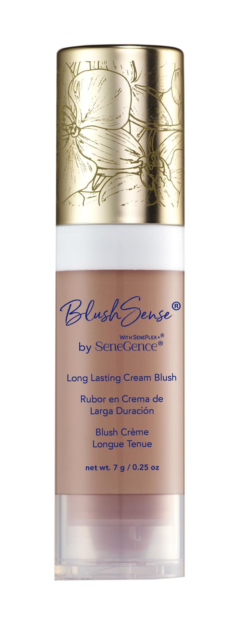 SeneGence BlushSense Cream Blush, Chocolate Cherry, 0.25 Oz, Blendable Hydrating Formula with SenePlex+ for Anti-Aging Benefits, Enriched with Vitamins B & E