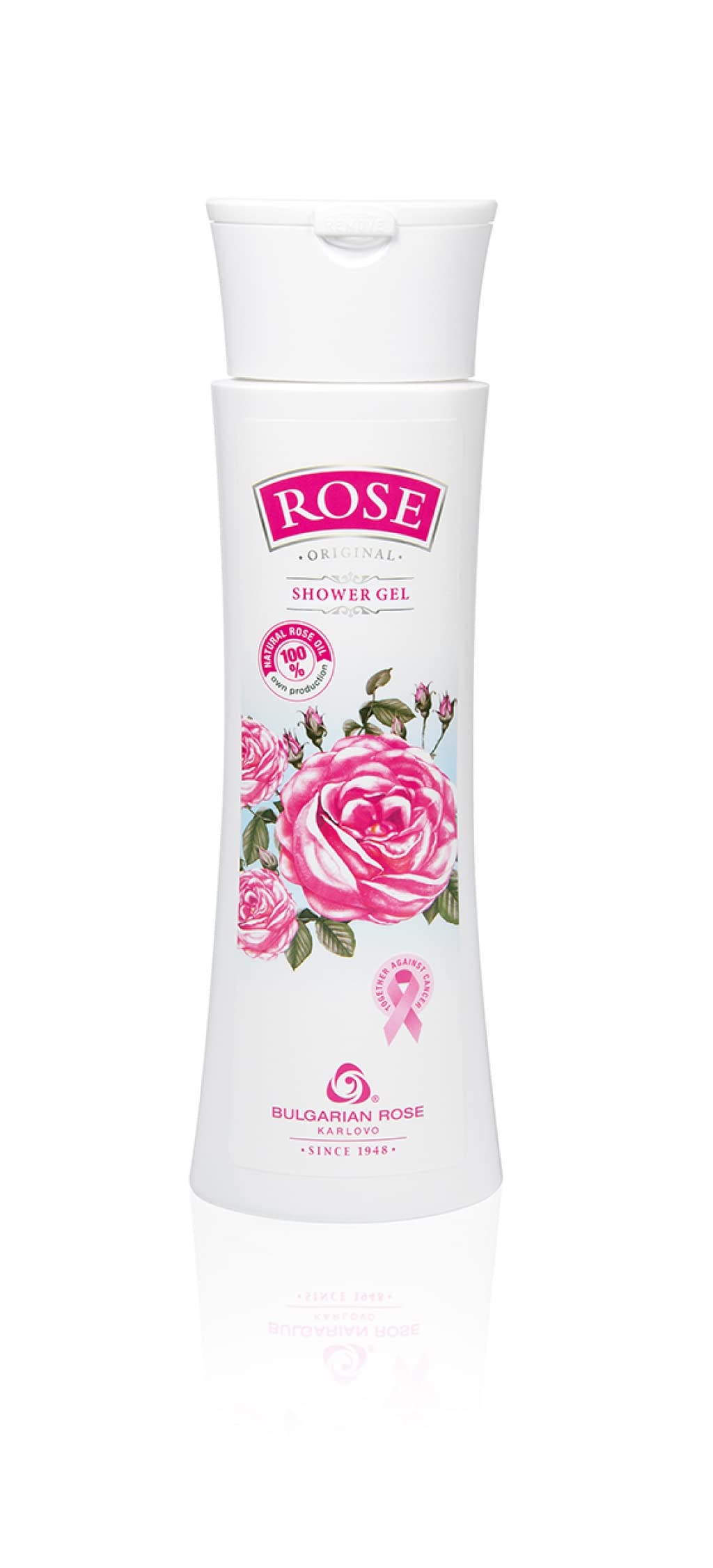 Bulgarian Rose Oil Moisturizing Body Care 3 Piece Gift Set - Natural Rose Body Lotion for Soft and Smooth Skin, Moisturizing Shower Gel and Hand Cream