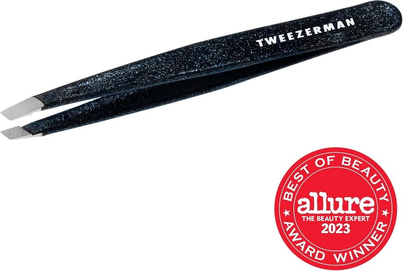Tweezerman Special Edition 40th Anniversary Slant Tweezer - Eyebrow Tweezers for Women and Men