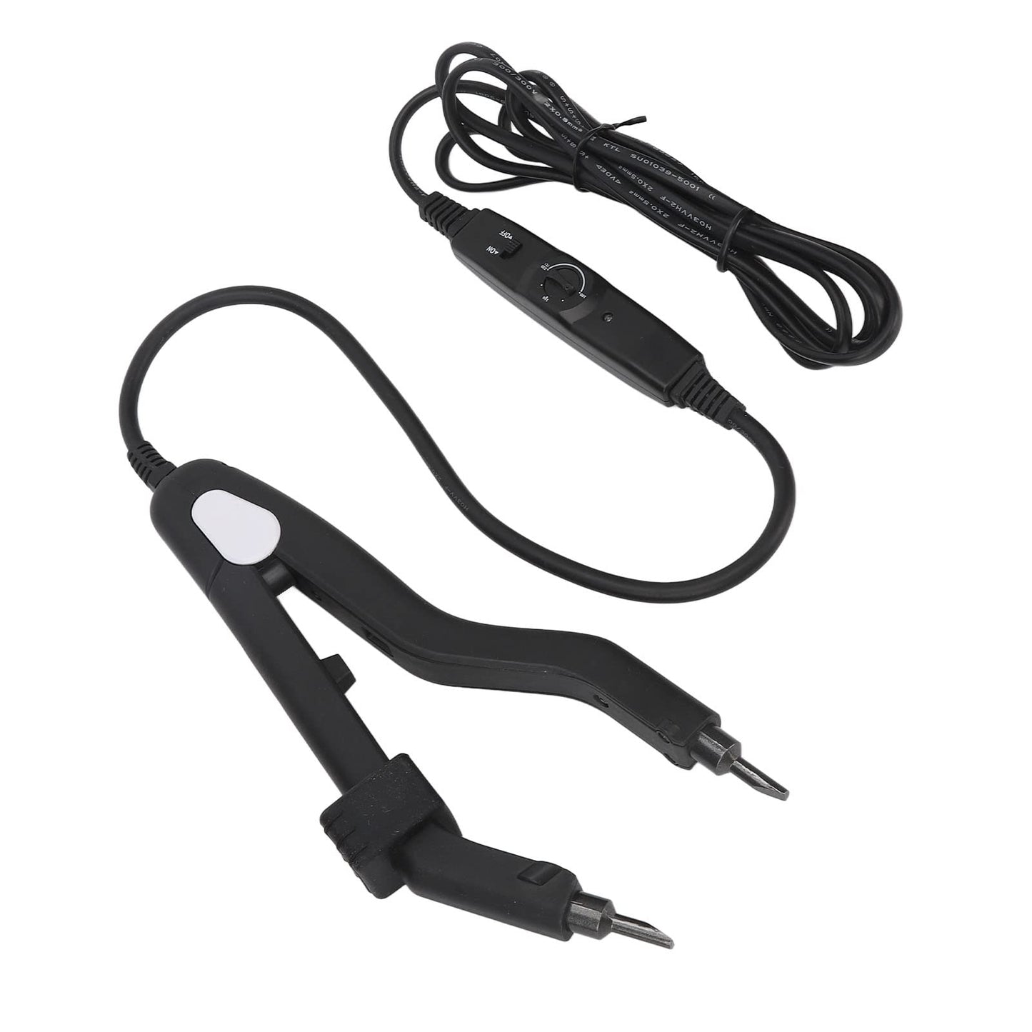 Professional Hair Extensions Tool Adjustable Temperature Hair Extensions Connector Tool Heat Iron Connector (Black) (US Plug)