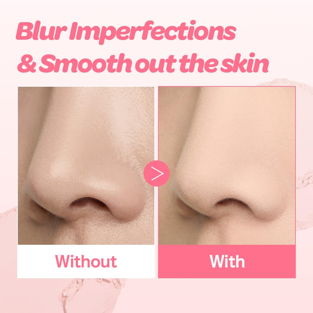 I'M MEME Compact - Tone-up Pact | Korean Pressed Setting Powder for Pink Blur Effect, with Calamine, Makeup Powder, Translucent Compact, Finishing Powder, Oil Control Face, Teen Girl Gifts, 0.35 Oz