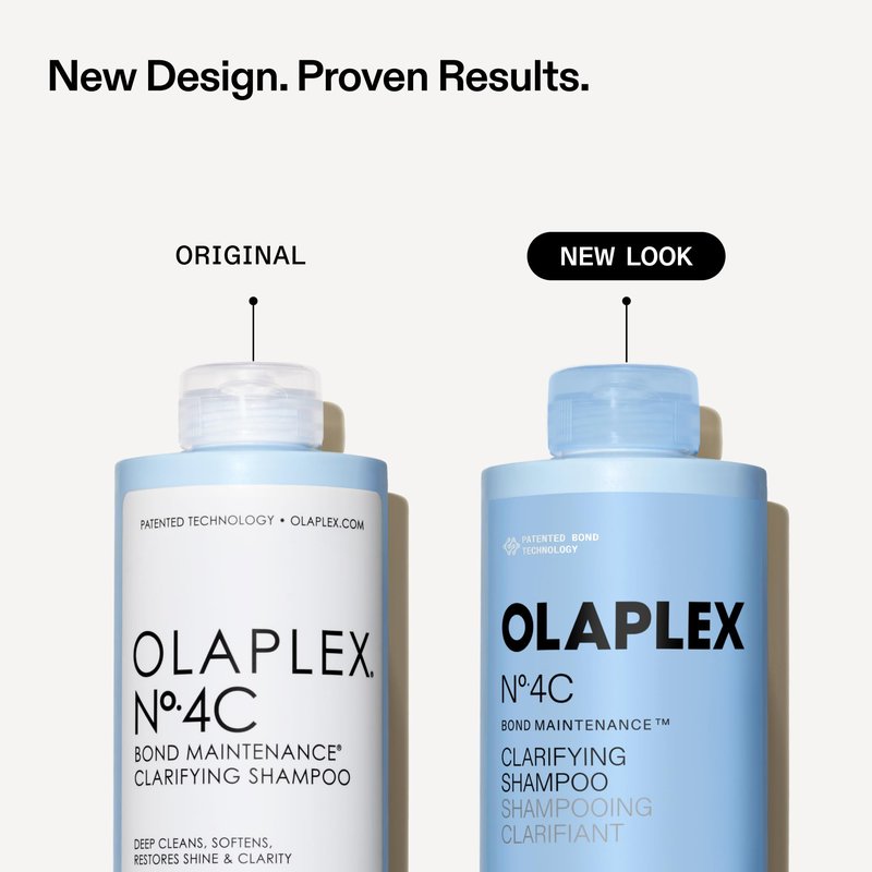 Olaplex Nº.4C Bond Maintenance™ Clarifying Deep Cleansing Shampoo | Removes Damage Causing Impurities & Buildup | Helps Restore Color Vibrancy | For Coily, Curly, Straight, and Wavy, 8.5 Fl. Oz.