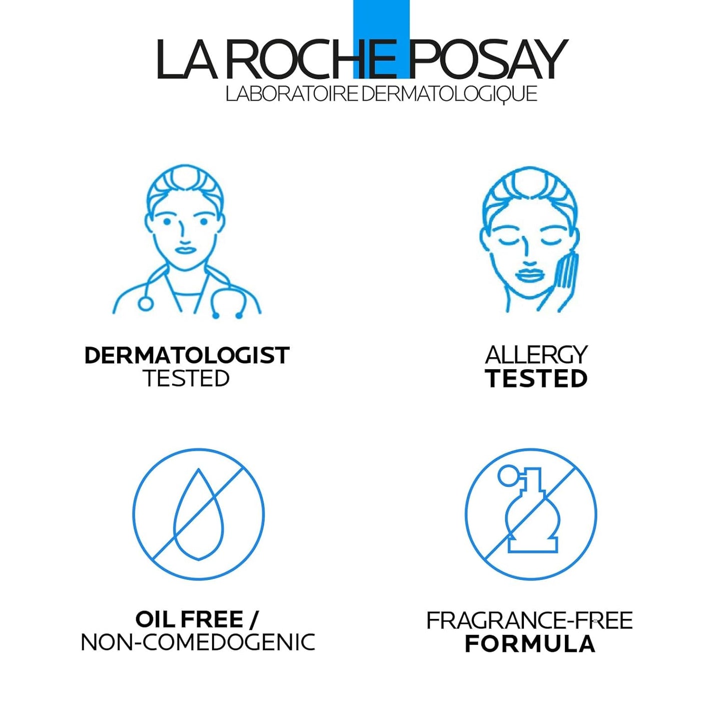 La Roche-Posay Toleriane Foaming Facial Cleanser - Oil-Free Face Wash with Niacinamide & Ceramides for Sensitive Skin | Gentle Pore Cleanser