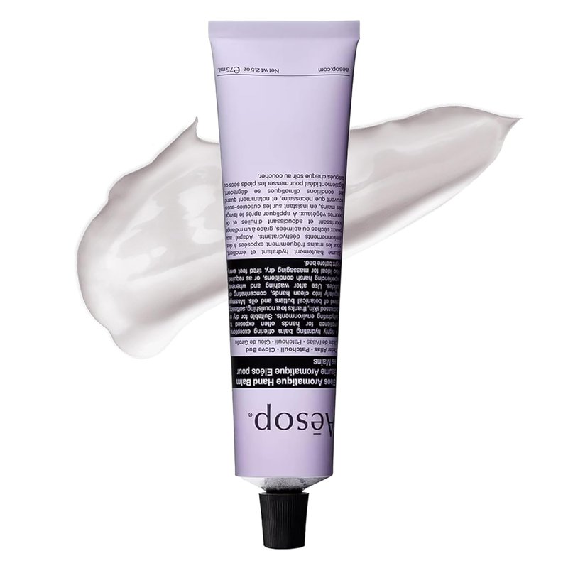 Aesop Eleos Aromatique Hand Balm - Nourishing Shea Butter & Coconut Oil | Travel Size 2.4 oz / 75 mL