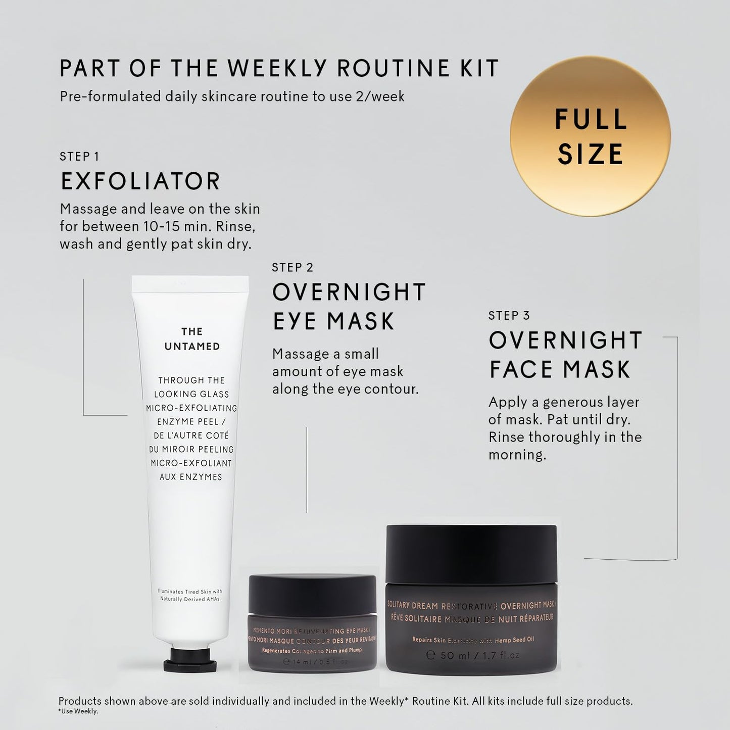 The Untamed Through the Looking Glass Micro-Exfoliating Enzyme Peel – Helps Brighten, Smooth & Hydrate for Refined Skin Texture – Face Exfoliator with Glycolic & Lactic Acid – 2.4 fl oz