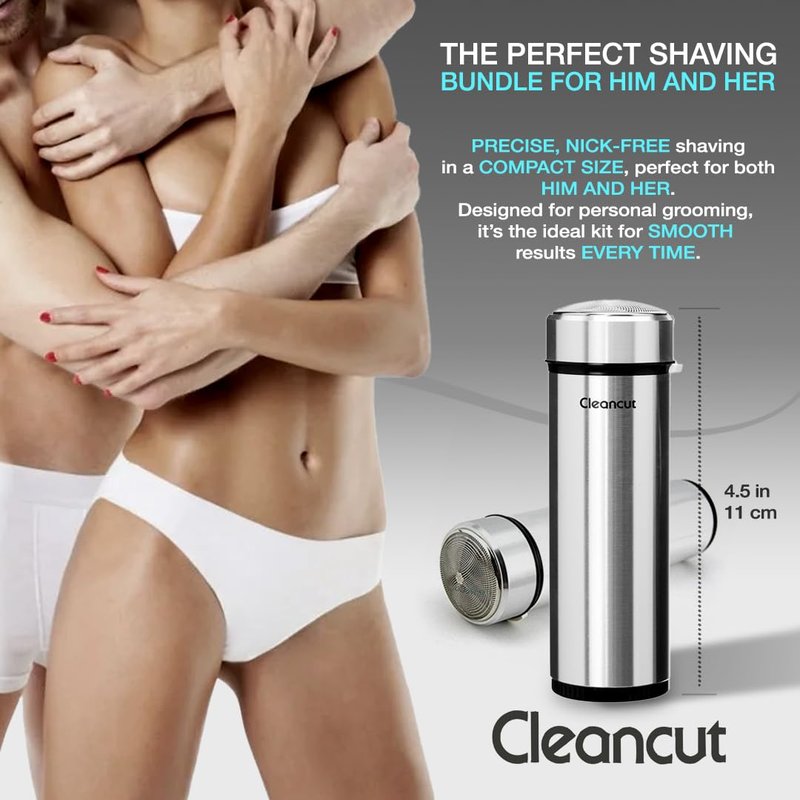 Cleancut ES412 Replacement Kit - Precision Shaving Blade & Foil Head - Easy Installation, Made in Japan