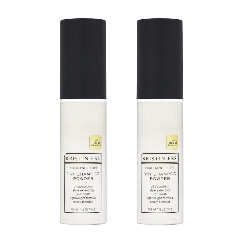 Kristin Ess Dry Shampoo Powder Spray for Oily Hair - Lightweight, Vegan Formula | 1.3 oz (Pack of 2)