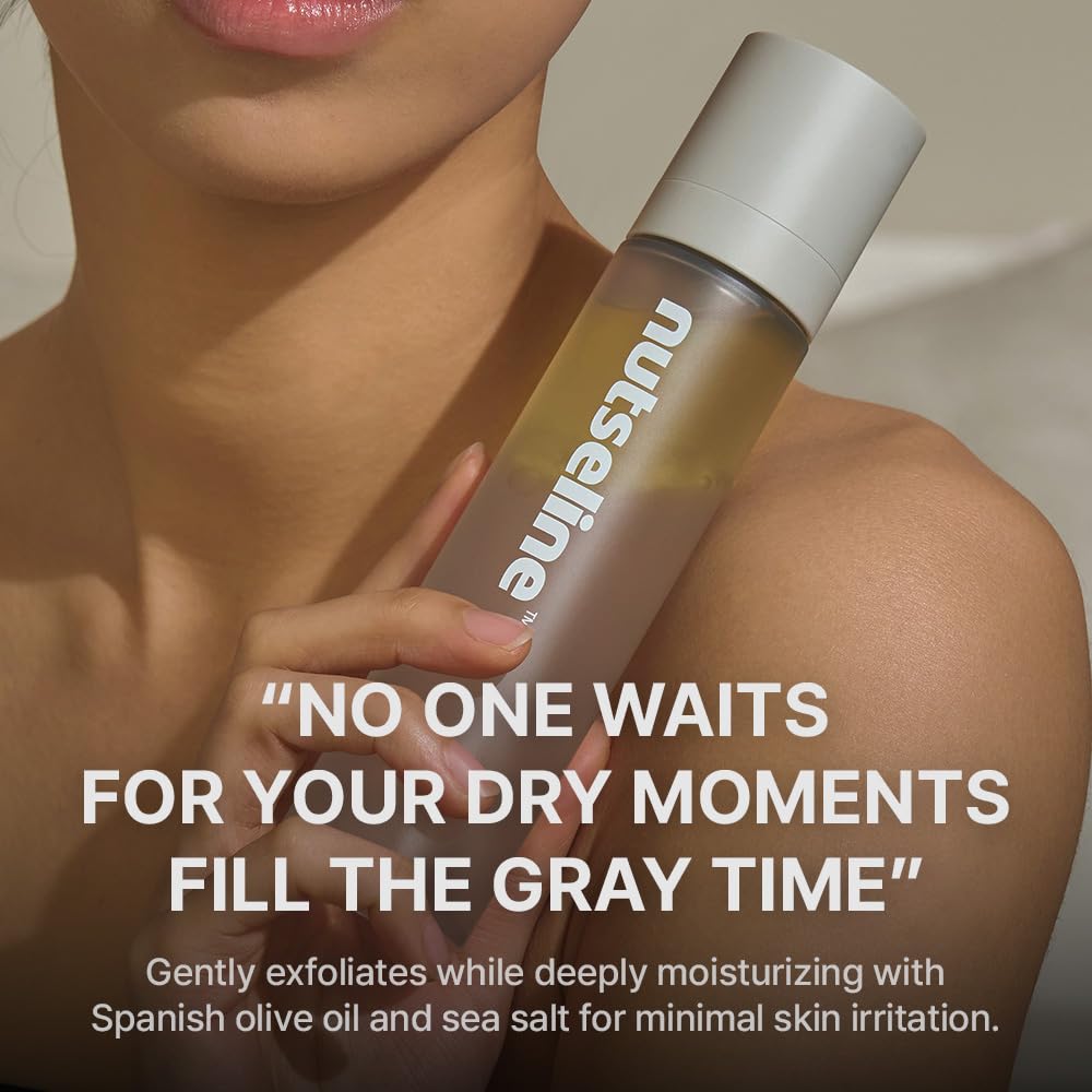nutseline Aroma Nut Gray Body Mist 130ml Korean Skin Care – Hydrating & Refreshing Aromatherapy Body Mist, Nutri-Oils for Skin Moisture & Radiance, Relaxing Fragrance containing 17 amino acids