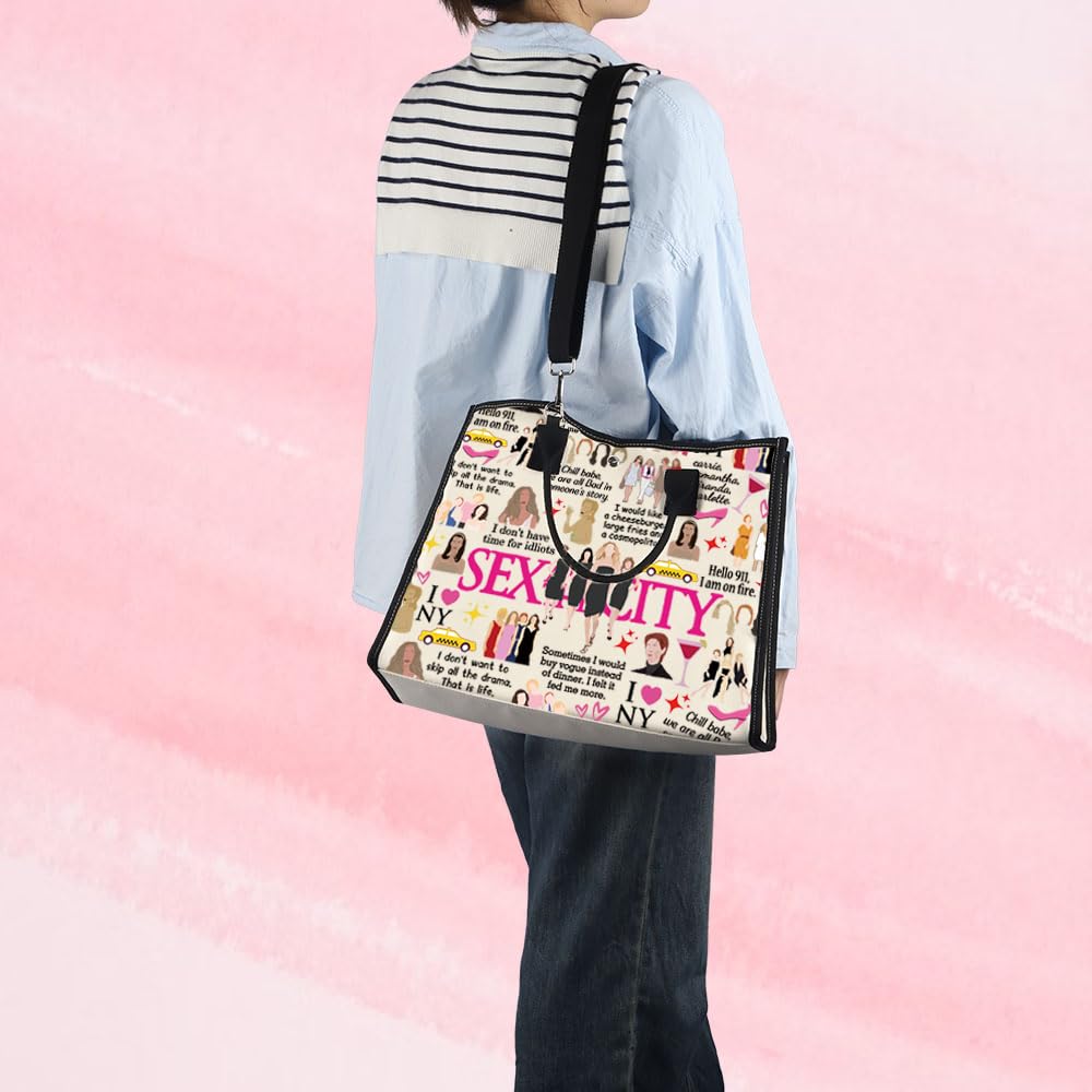 MNIGIU Sex and the City Inspired Tote Bag - Adult, Female, Small, S-city Tb