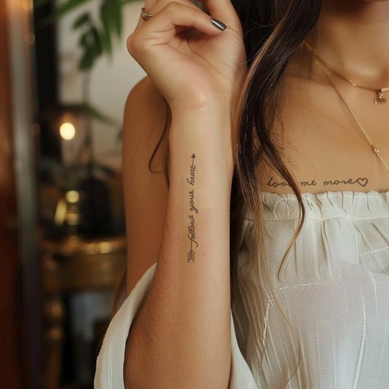 Realistic Tiny Temporary Tattoos - 400+ Designs | Inspirational Quotes, Flowers & Artworks for All Ages