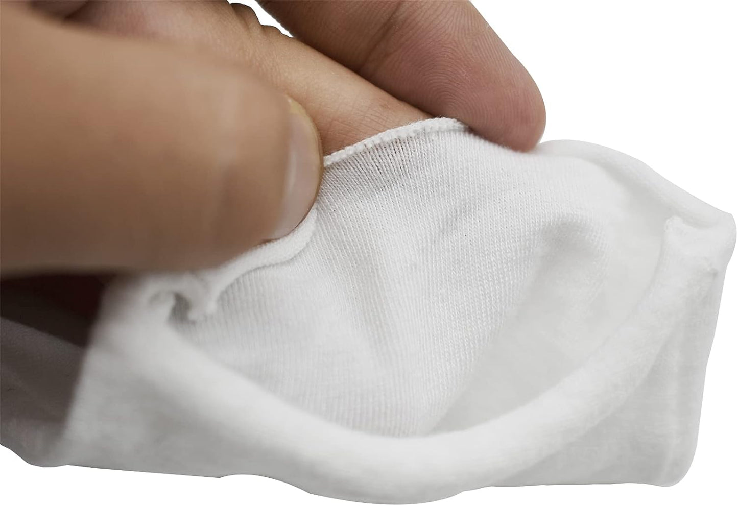 12 Pair White Cotton Gloves - 9 Inch Extra Large for Cosmetic Moisturizing & Jewelry Inspection