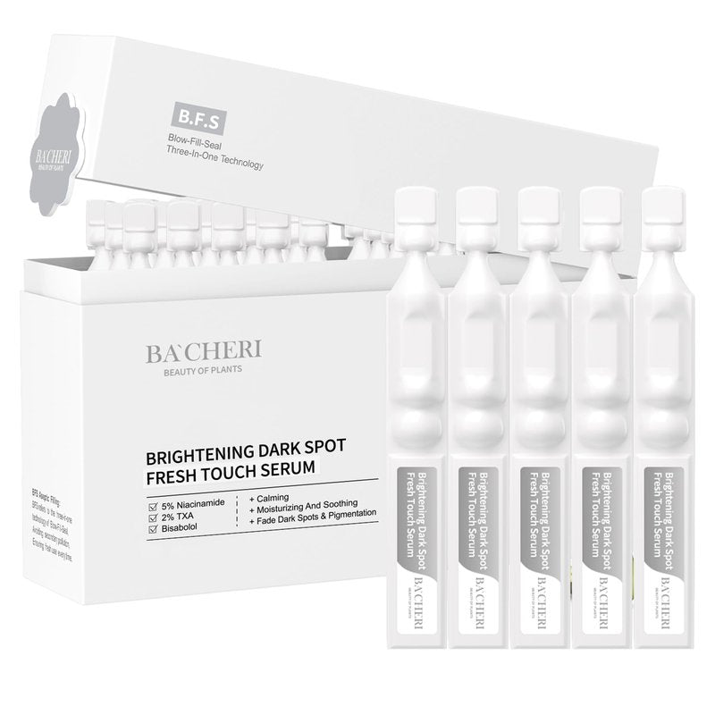 Brightening & Hydrating Face Serum Ampoules – Niacinamide, Tranexamic Acid, Vitamin C, Centella Asiatica & Alpha-Arbutin – Hydrates & Smooths for Dark Spot,Uneven Tone & Sensitive Skin – 1.5ml x 30