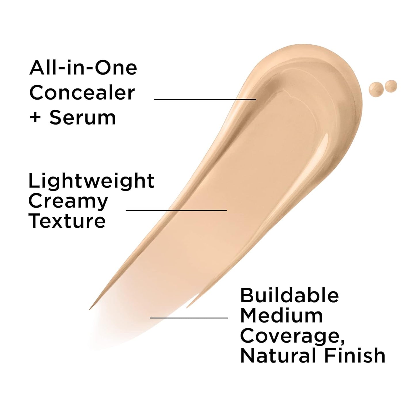 IT Cosmetics Bye Bye Dark Spots Concealer | Brightening Serum with 2% Niacinamide & Hyaluronic Acid - Medium Coverage, Natural Finish - 0.22 fl oz