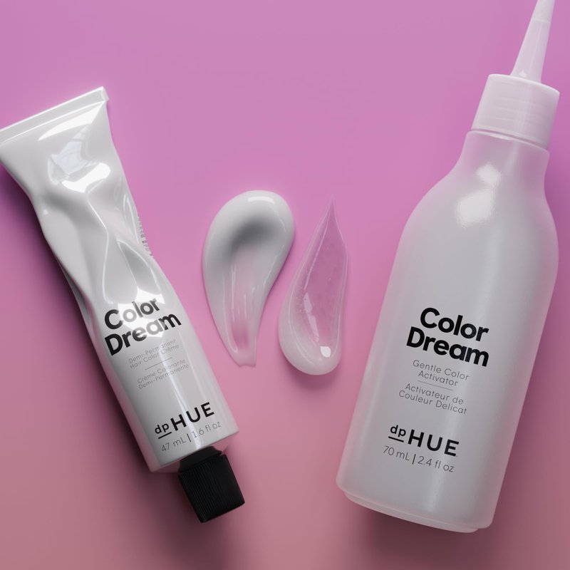 dpHUE Color Dream, Medium Brown - Ammonia-Free, Demi-Permanent Hair Color - Lasts 16 Washes - Boosts Shine - Paraben & Sulfate Free, Leaping Bunny Certified