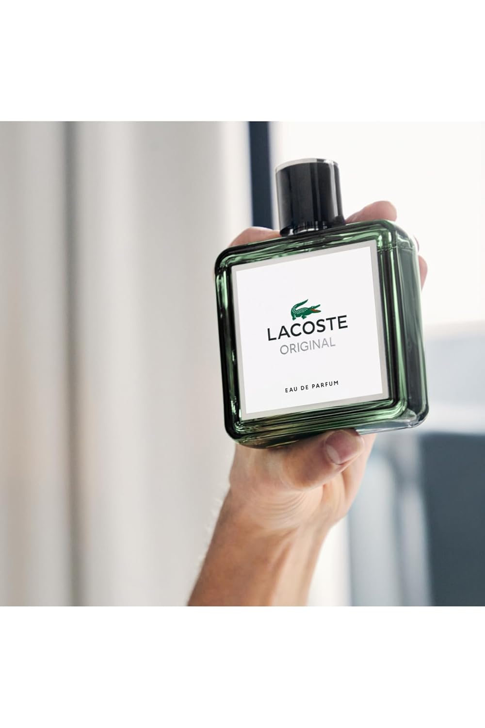 Lacoste Original Eau de Parfum for Men - Fougere Woody Ambery Scent | 3.3 Fl Oz