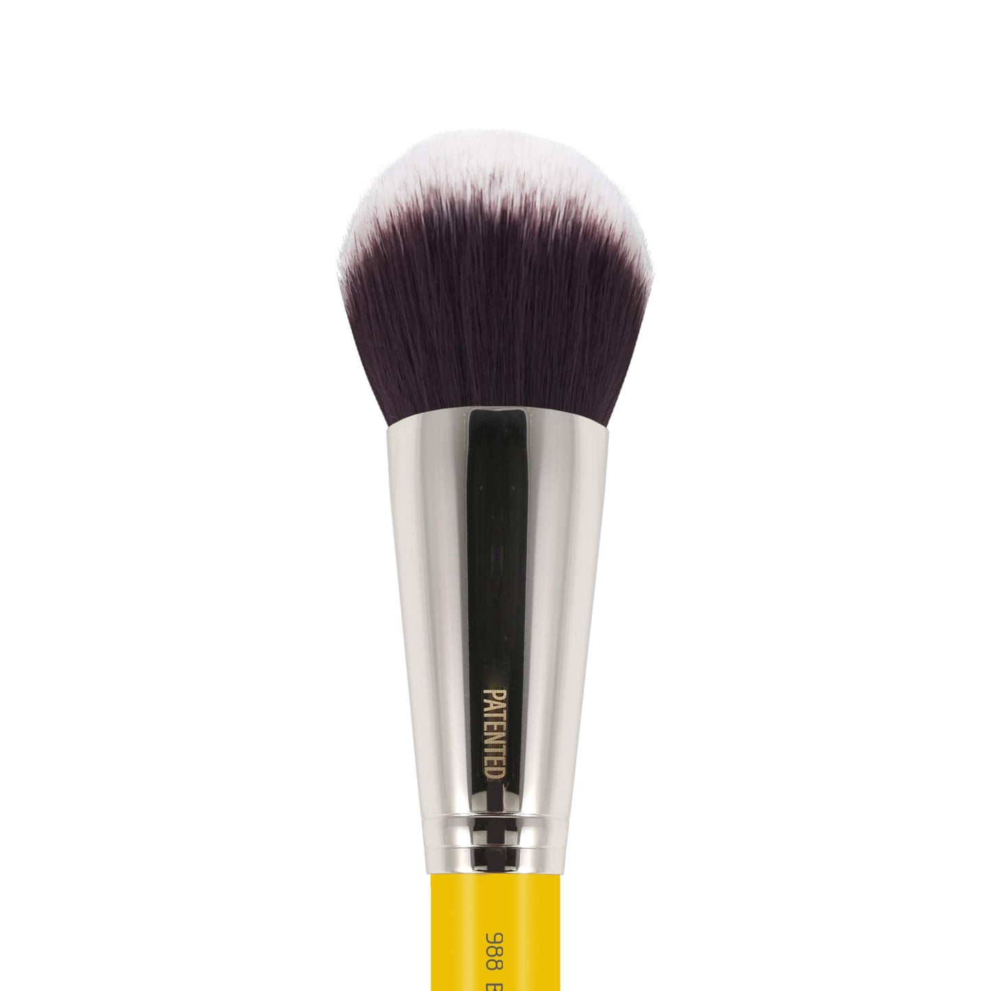 Bdellium Tools Professional Makeup Brush - Studio Series 988 BDHD Phase I Large Face Foundation/Powder - With Soft Synthetic Fibers, For Application & Blending (Yellow, 1pc)