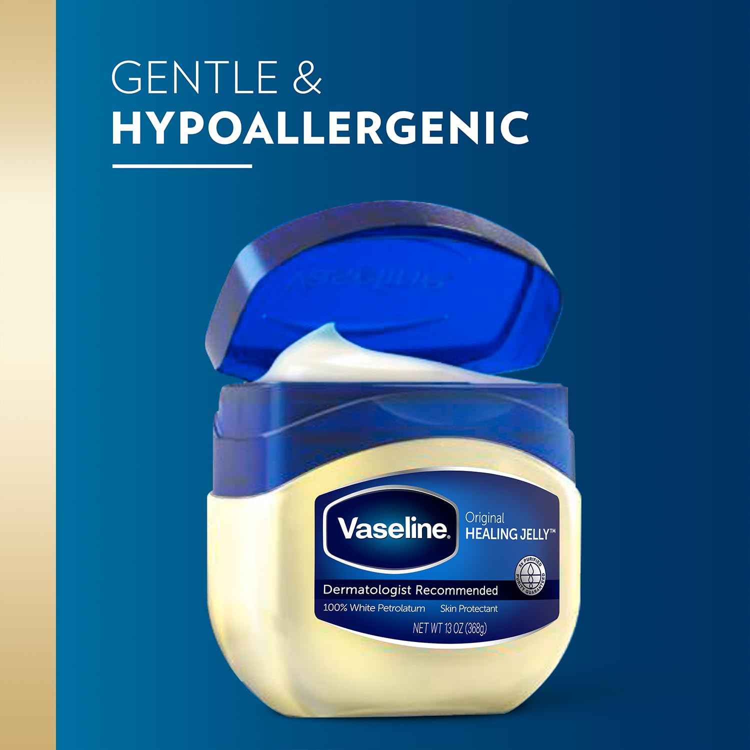 Vaseline Petroleum Jelly Value-Size 2-Pack – Dermatologist Recommended Skin Protectant, Healing Ointment for Beauty & Personal Care, 13 Oz Ea