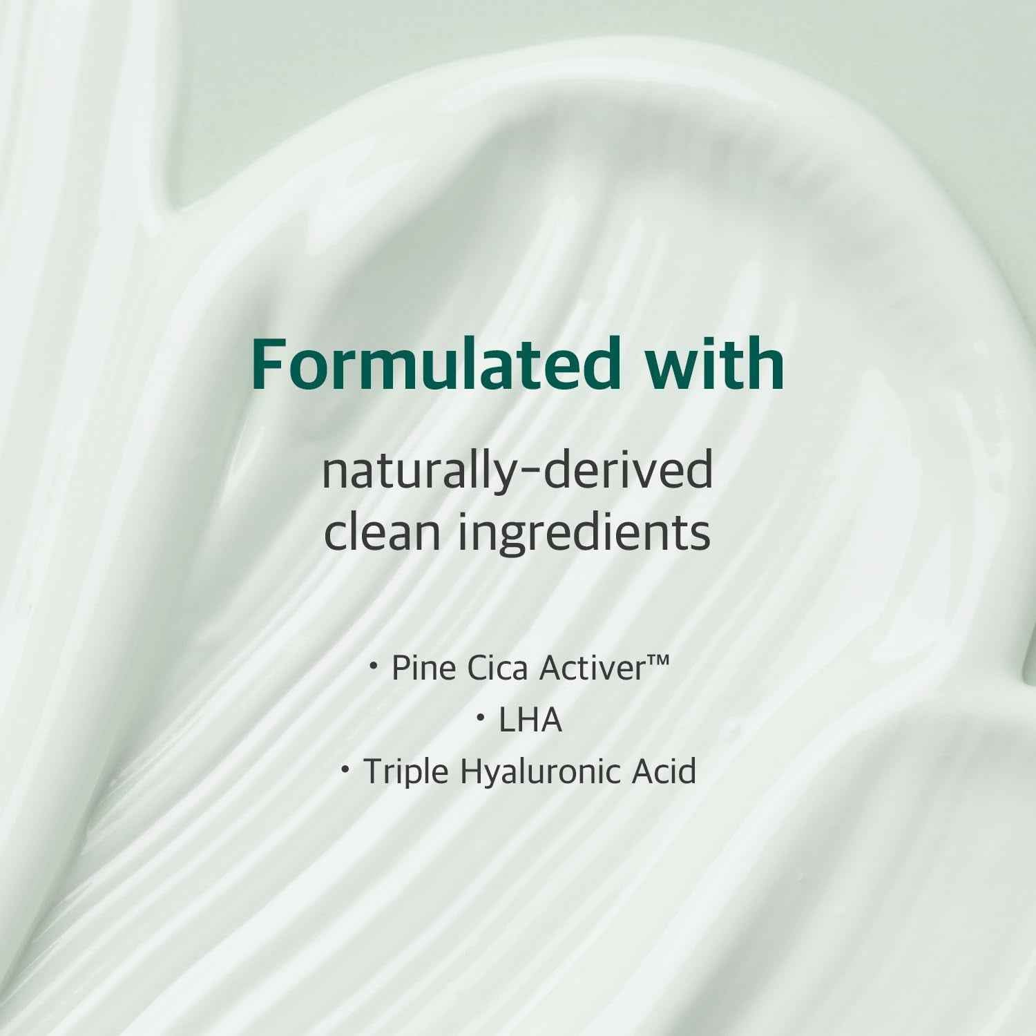 ROUND LAB Pine Calming Cica Cream 1.69 Fl Oz, Low-Acidic Soothing Moisturizer with Pine Cica, BHA + LHA, and Hyaluronic Acid for Skin Barrier Support, Sebum Control, and Hydration, Korean Skincare