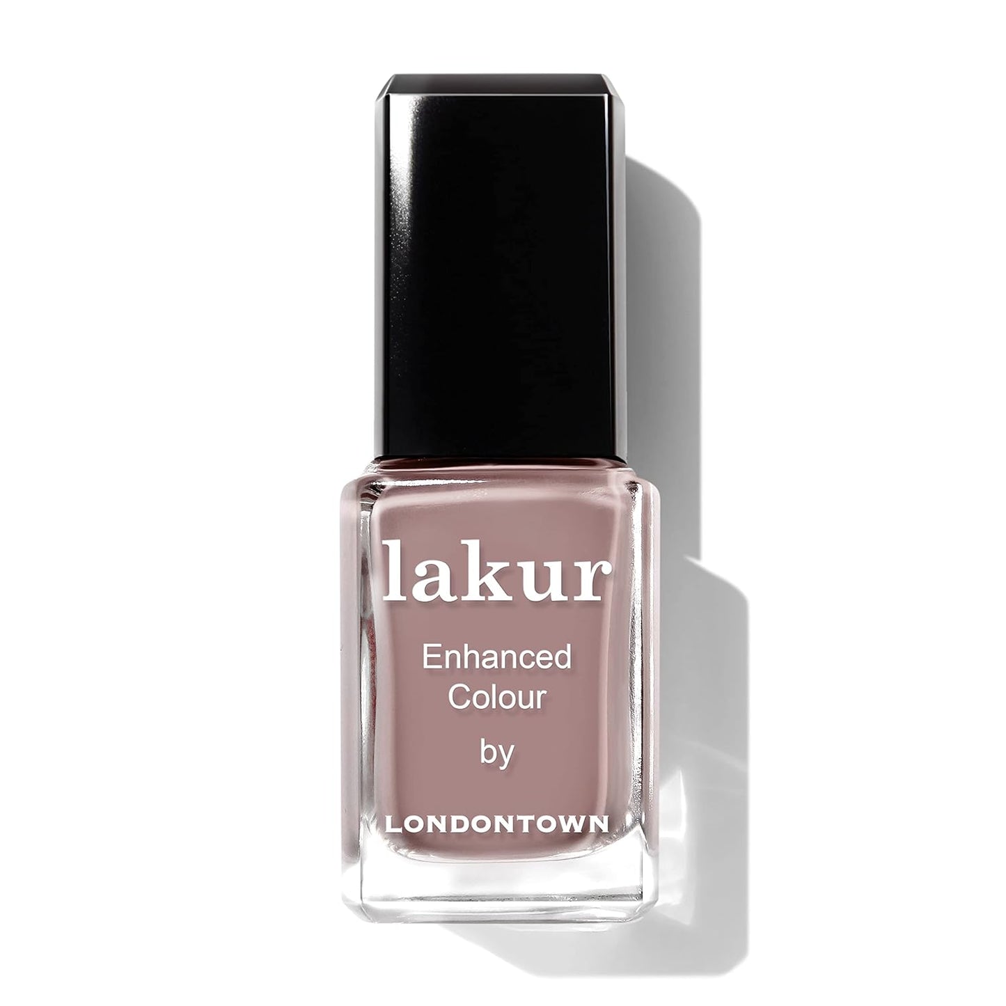 LONDONTOWN Lakur Nail Polish - Long-Lasting Nude & Brown Shades | 21+ Free Non-Toxic Vegan Formula, 0.4 Fl Oz