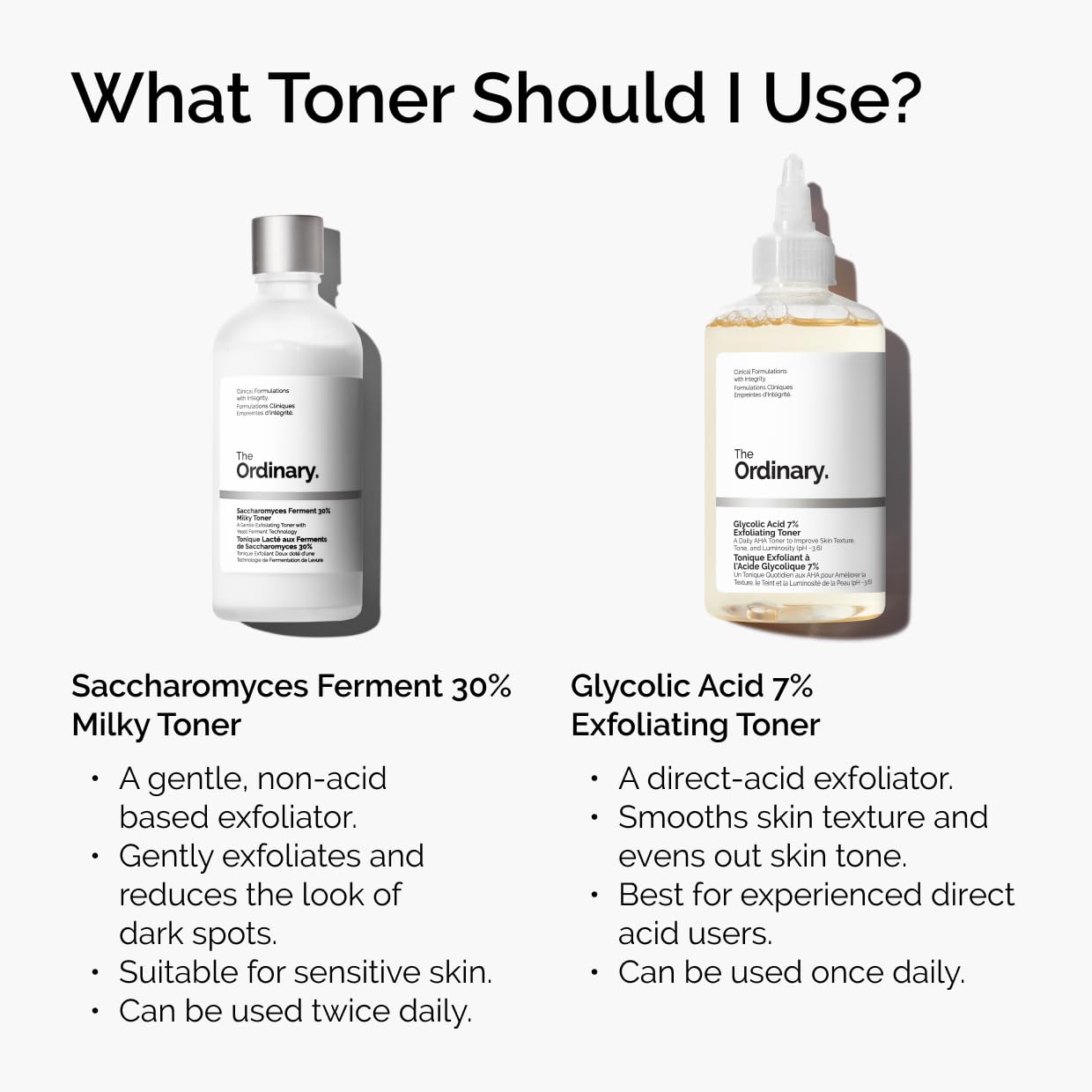 The Ordinary Glycolic Acid 7% Exfoliating Toner - Brightening & Smoothing Daily Formula for Even Skin Tone