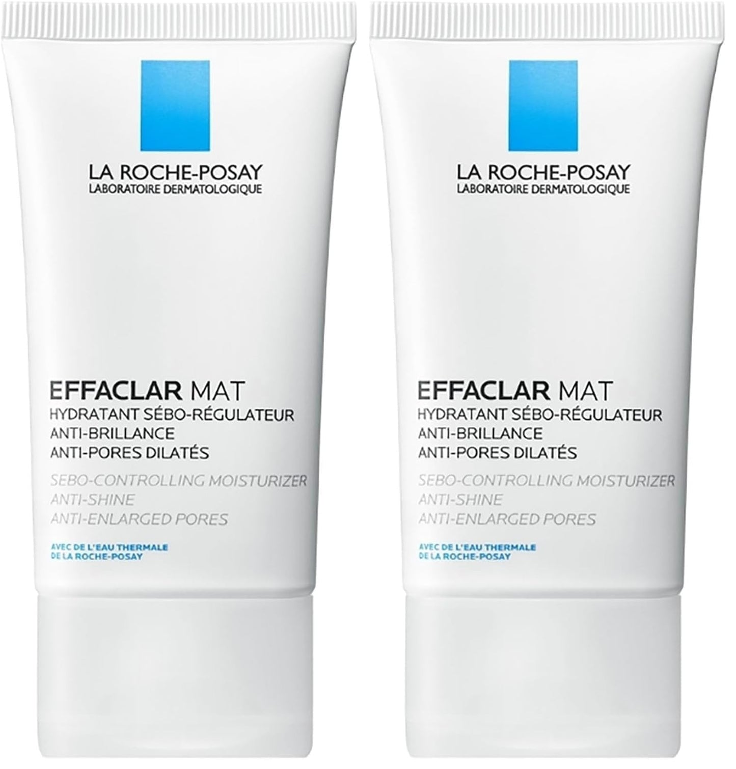 La Roche-Posay Effaclar Mat Oil-Free Mattifying Moisturizer,(Pack of 2)
