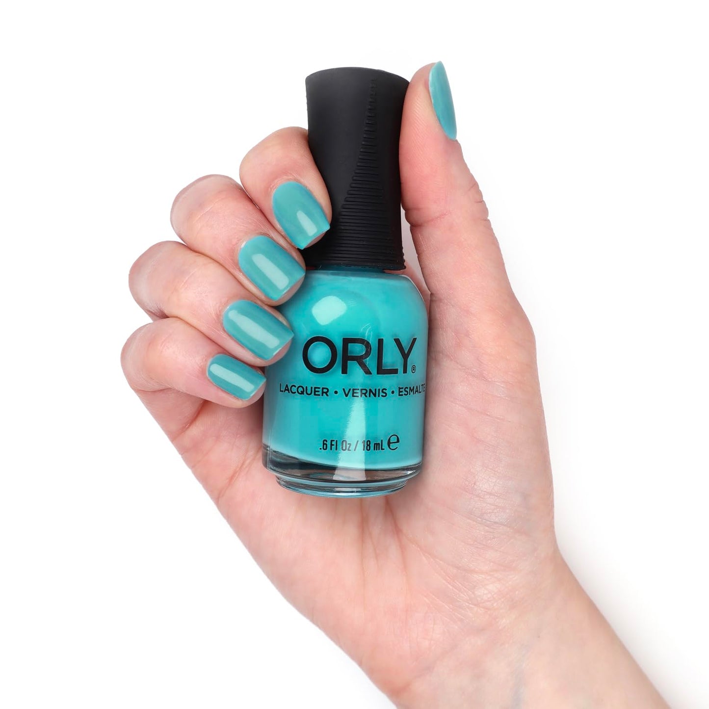 Orly Nail Polish Mallrat | Limited Edited 1980s Collection | Bright Aqua | Long-Wearing, Quick Drying & Chip Resistant Formula | Salon-Like Finish | Vegan, Cruelty Free (18ML)