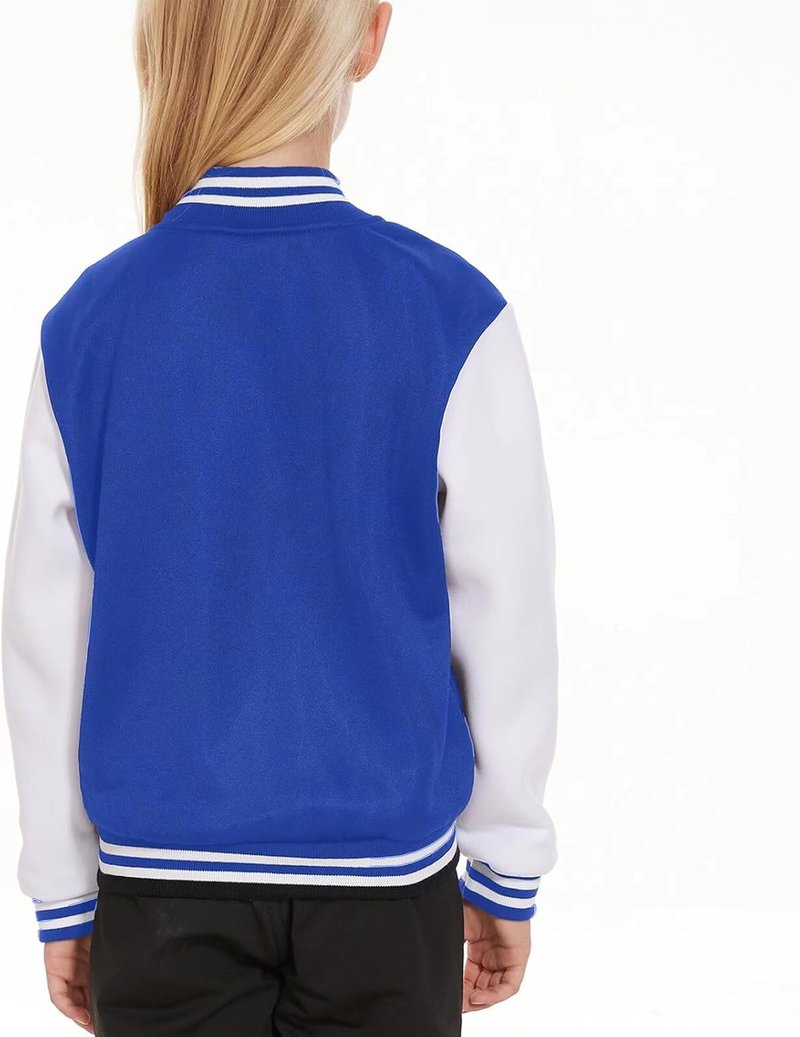Kids Baseball Jacket - Lightweight Varsity Bomber for Boys & Girls | Casual Sports School Wear