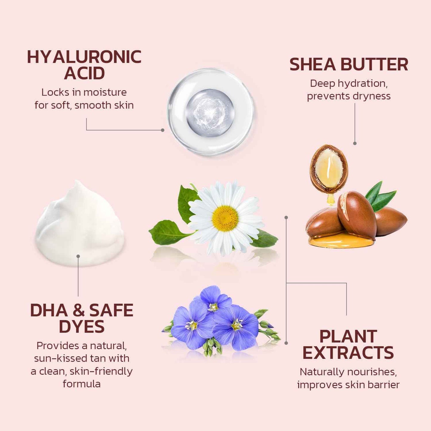 Self Tanner Mousse Kit – Light Medium Glow Sunless Tanning Foam - Flawless & Streak-Free Watermelon Scent Fake Tan Mousse with Mitt for White Pale Skin 6.76 fl. oz