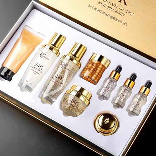 9-Piece Skincare Set for Women - Hypoallergenic, Moisturize the Skin - Collagen & Hyaluronic Acid & Snail Mucin Infused - Ideal for All Skin Types Set