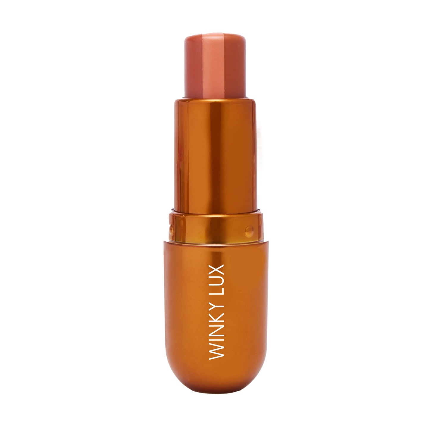 Winky Lux Pumpkin Spice Latte Tri-Color Tinted Lip Balm – Hydrating Balm, Sheer Pink Tint, Lip Care with Jojoba Oil & Vitamin E, Moisturizes & Softens Dry Lips, Buttery Soft with Pumpkin Spice Scent