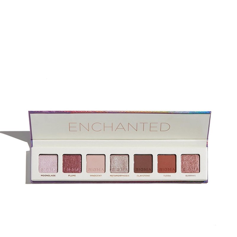 Sigma Beauty Enchanted Mini Eyeshadow Palette - Vibrant Colors for Stunning Looks | Travel-Friendly Size