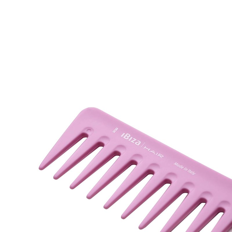 Ibiza Hair Detangling Comb - Professional-Grade Styling Tool for Straight & Curly Hair | Rose Scented, Wet or Dry Use