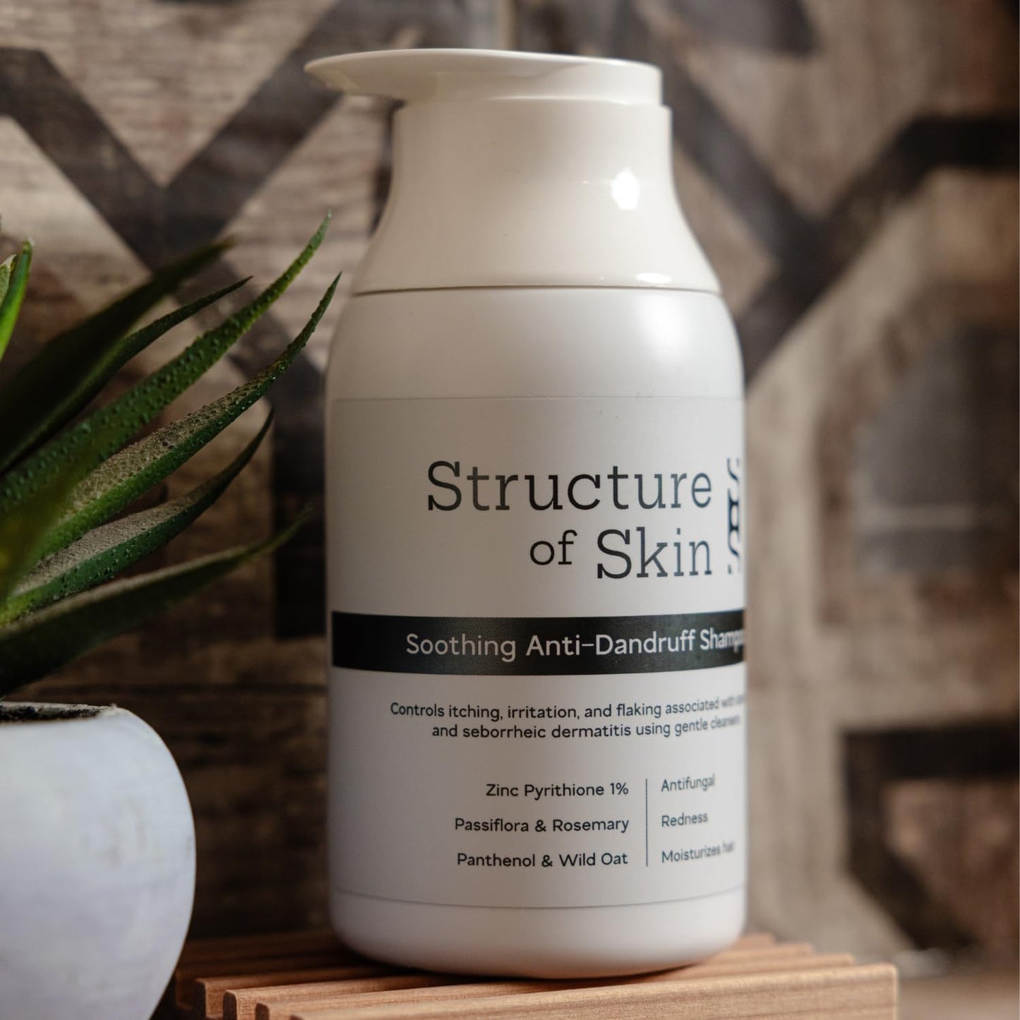 Anti-Dandruff Shampoo - Salon-Grade Treatment for Itchy, Flaky Scalp | 1% Pyrithione Zinc | Sulfate-Free, Gentle Cleanser