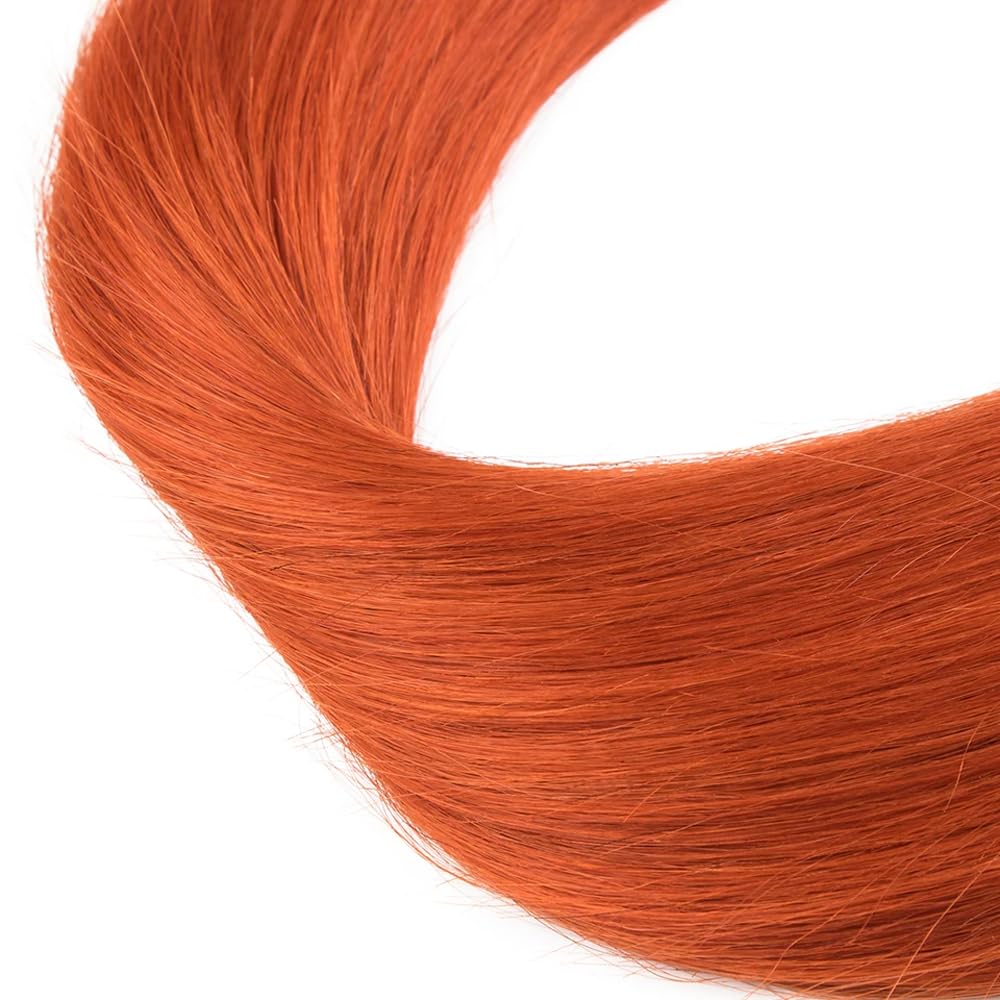 Ginger Bundles Human Hair Orange Straight Bundles 12 14 16 Inch Designed for Black Women Soft and Healthy Human Hair Bundles 300g