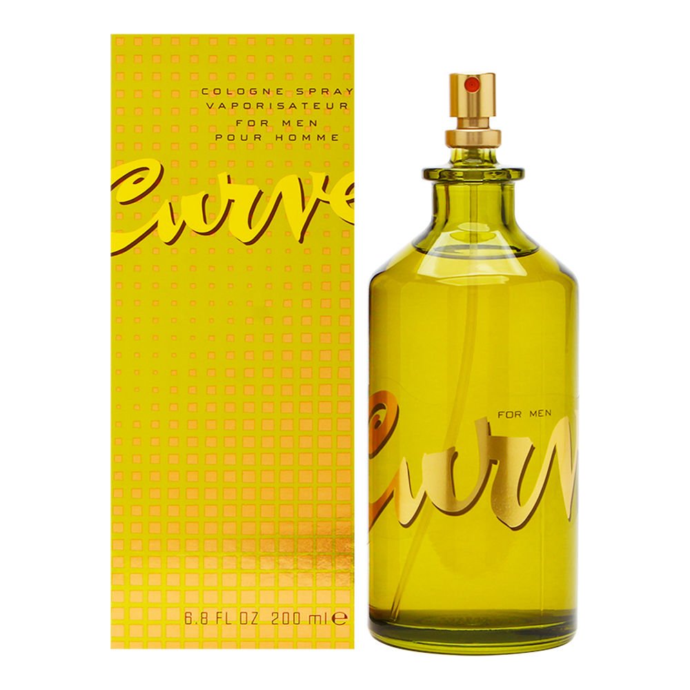Curve Cologne Spray for Men - 6.8 Oz | Fresh & Invigorating Fragrance