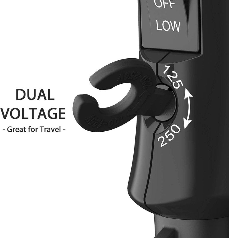 Compact Hair Dryer - Portable Mini Blow Dryer with Concentrator & Diffuser | Travel-Friendly Design