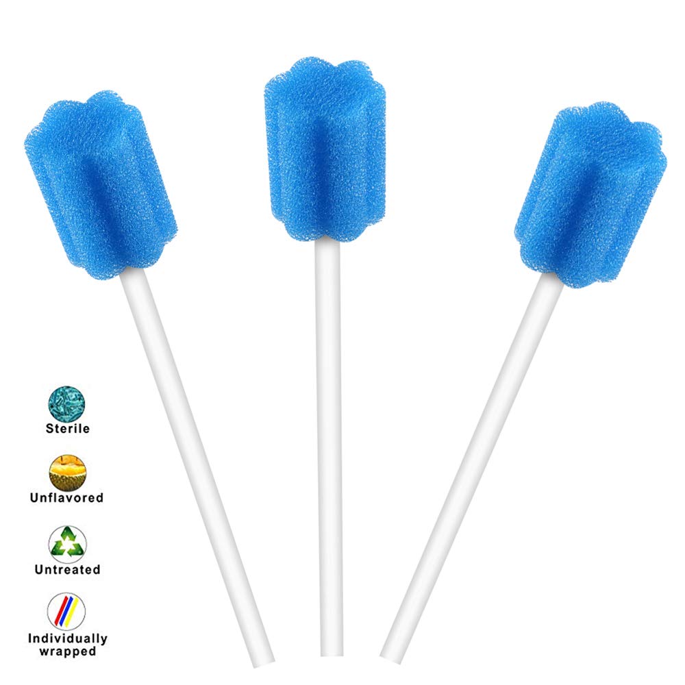 Oral Care Suction Swab - Single Use Mouth Swabs for Easy Cleaning | 50 Count