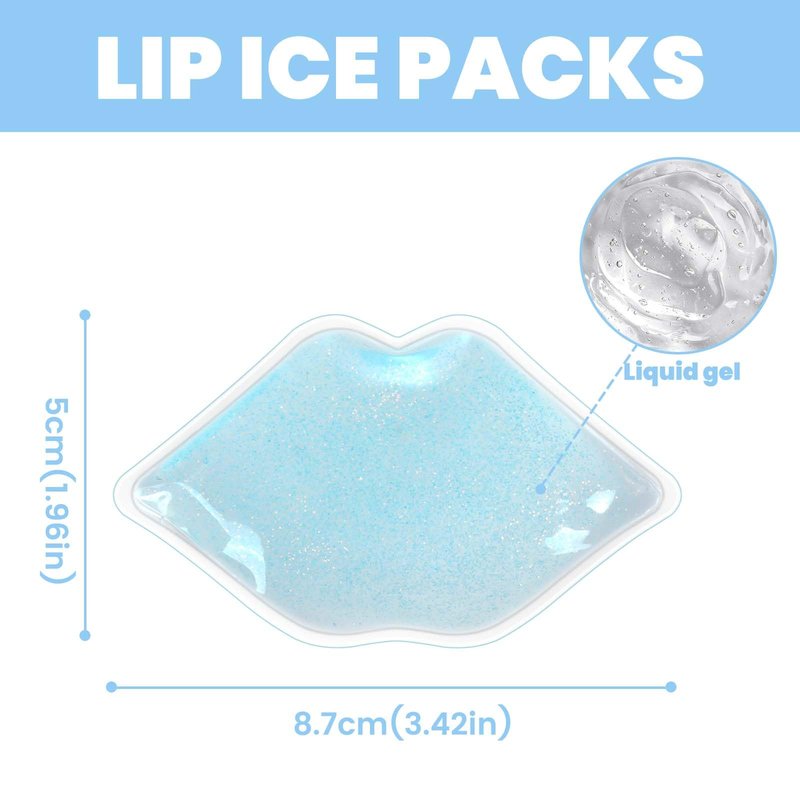 Ice Pack for Lip Tattoo Aftercare, 40 Count Cooling Pads for Pain Relief, Reduce Redness and Swelling of Lips.