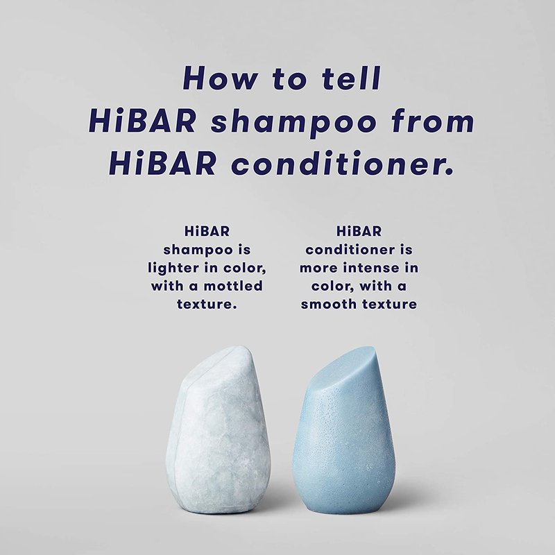 HiBAR Maintain Shampoo & Conditioner Set - Nourishing Hair Care Bars with Honey & Shea Butter | Color Safe, Paraben & Sulfate-Free, 2 Bars
