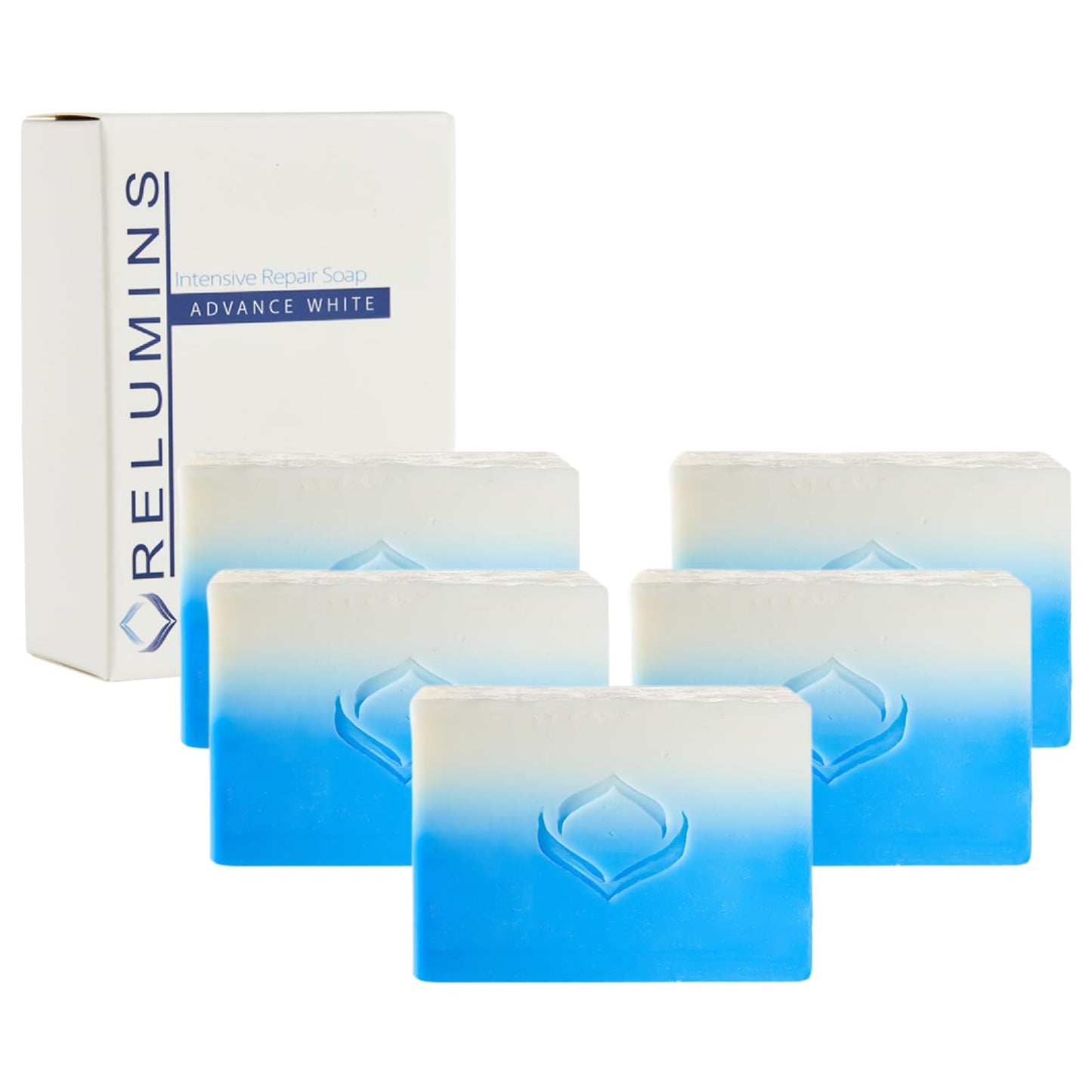 Relumins Advance Intensive Skin Repair Soap with TA Stem Cell, Rejuvenation, Body Soap Bar, and Licorice for Softer, Smooth Skin, for a Glowing Summer Skin 135g x 5 Bars