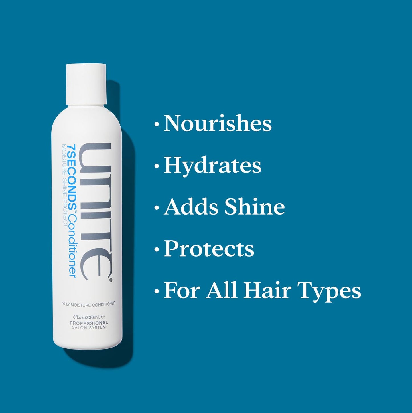 UNITE Hair 7SECONDS Conditioner | Hydrating, Repairing & Protective Daily Conditioner with Shea Butter & Argan-Infused Oil | 8 Fl Oz