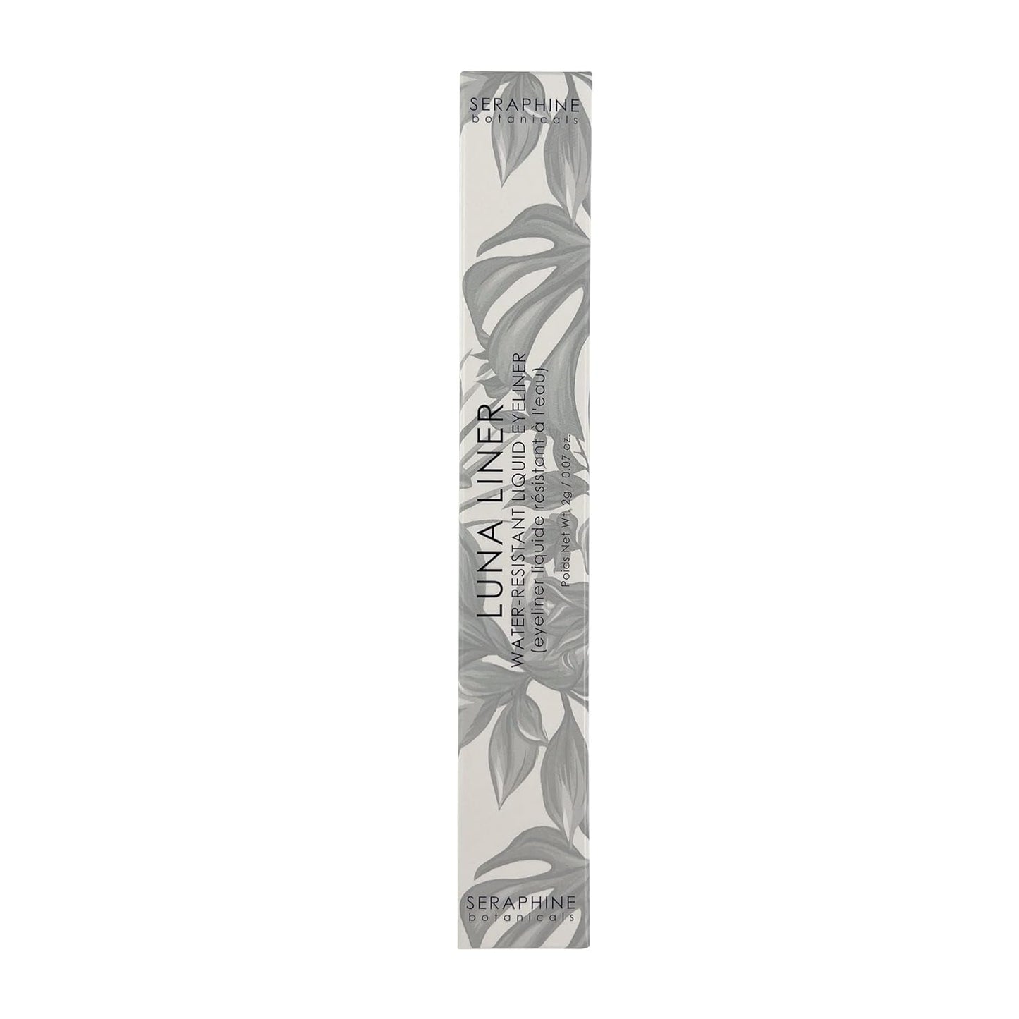 Waterproof Liquid Eyeliner - Long Lasting Ultra Fine Tip Gel Makeup | Smudge Resistant Black (Luna)