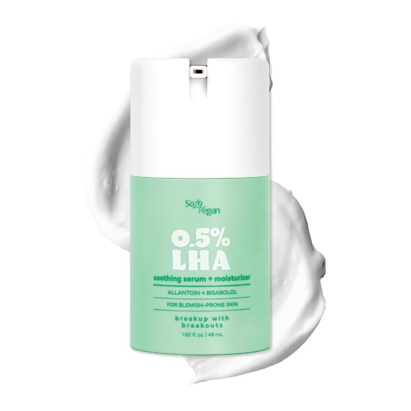 LHA Serum + Moisturizer - Hydrating Vegan Korean Skincare for Sensitive, Acne-Prone Skin | 1.62 fl. oz.