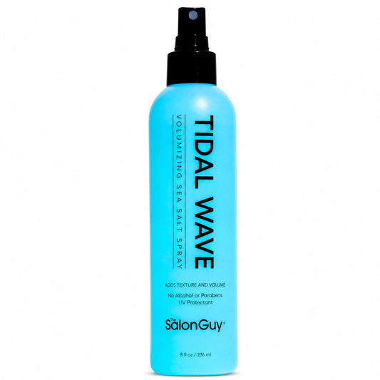 THESALONGUY Tidal Wave Sea Salt Spray for Hair – Volumizing & Texturizing Beach Wave Spray for Men & Women | Matte Finish, Light Hold, Alcohol-Free | All Hair Types | 8 oz