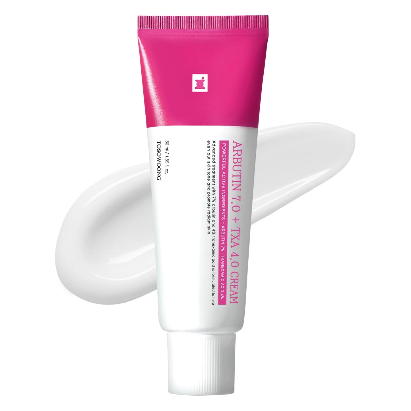 TOSOWOONG Arbutin 7% + Tranexamic Acid 4% Cream for Dark Spots, Brightening