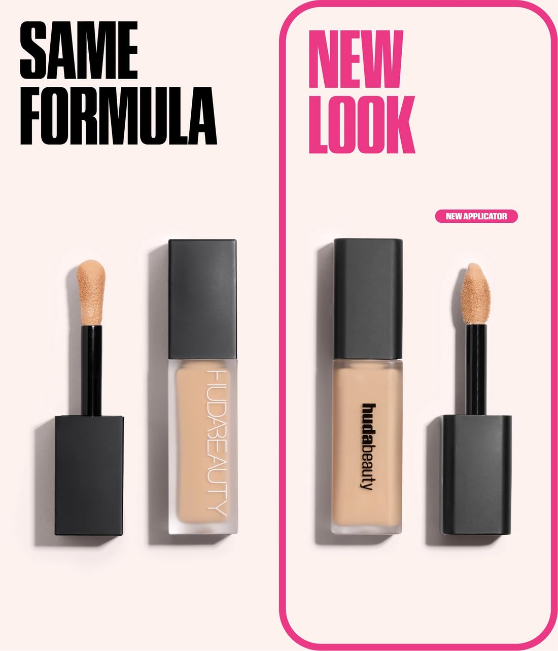 HUDA BEAUTY Luminous Matte Concealer - Buildable Coverage, Crease-Proof | Marshmallow 1.3 Golden