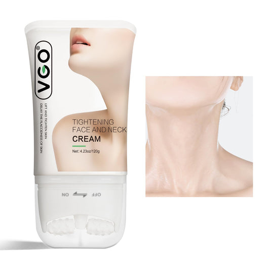 VGO Neck Creams for Tightening and Firming, Face Cream for Anti Aging Moisturizer, Hyaluronic Acid and Retinol Enriched for Neck and Face to Target Fine Lines sagging & Dryness. 4.23 Fl Oz